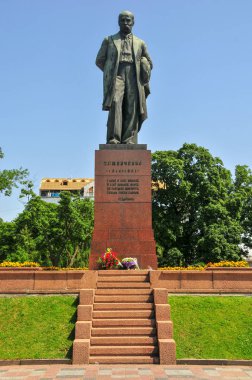 Anıt Taras Şevçenko - Kiev, Ukrayna