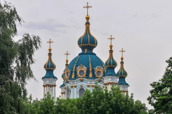 Церковь Святого Андрея - Киев, Украина — стоковое фото