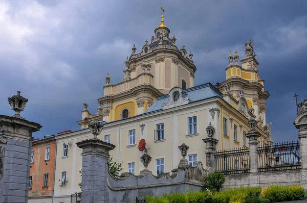 Ο Καθεδρικός Ναός του Αγίου Γεωργίου - Λβιβ, Ουκρανία — Φωτογραφία Αρχείου