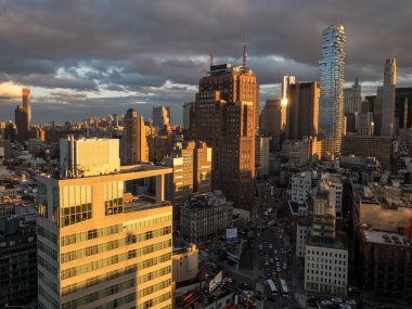 Downtown Manhattan View - New York City clipart