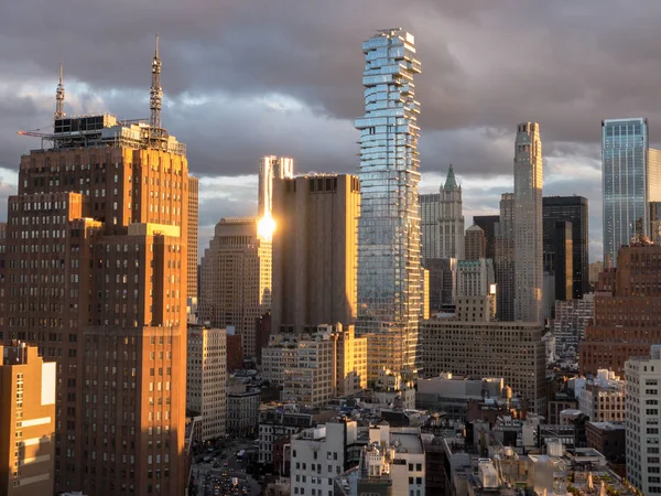 Şehir merkezindeki Manhattan View - New York City — Stok fotoğraf