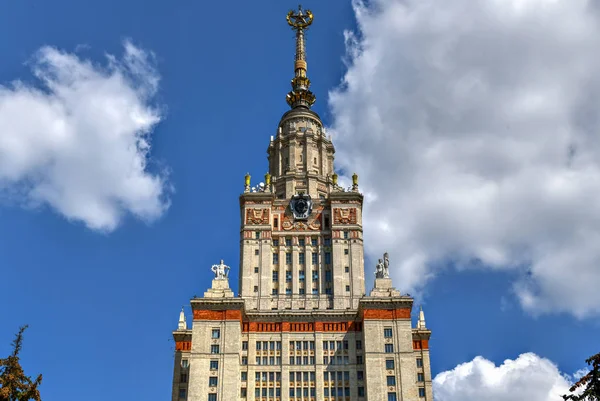 Moszkvai Állami Egyetem - Moszkva, Oroszország — Stock Fotó