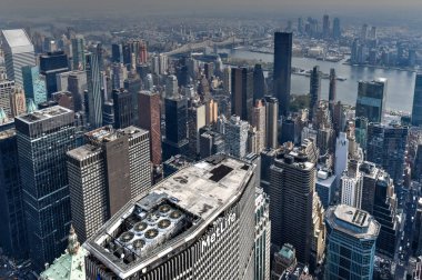 New York şehrinin silüeti