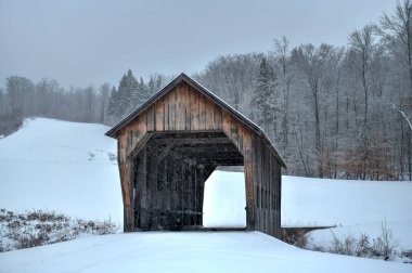 Mill Brook Covered Bridge - Vermont