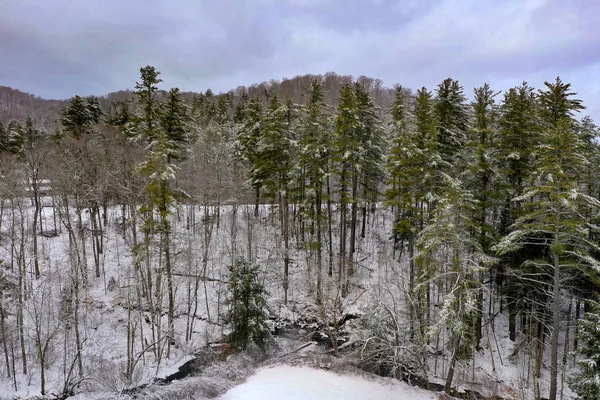 Verschneite ländliche Landschaft in Vermont — Stockfoto