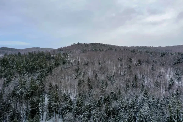 Verschneite ländliche Landschaft in Vermont — Stockfoto