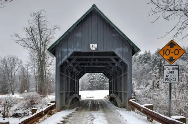 De overdekte brug van Best 's - Vermont — Stockfoto