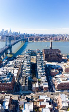 Brooklyn, New York - 17 Şubat 2020: 325 Kent Kent Apartmanı Williamsburg, New York.