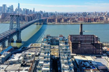 Brooklyn, New York - 17 Şubat 2020: 325 Kent Kent Apartmanı Williamsburg, New York.