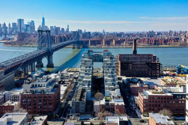 Brooklyn, New York - 17 Şubat 2020: 325 Kent Kent Apartmanı Williamsburg, New York.