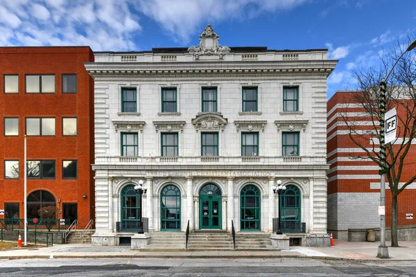 Poughkeepsie Feb 2020 Het Historische Ymca Gebouw Het Centrum Van — Stockfoto