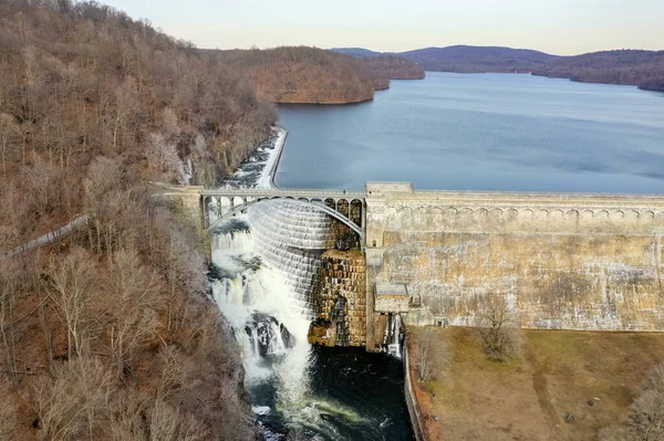 Croton Gorge Parkı Westchester New York Taki New Croton Barajı — Stok fotoğraf