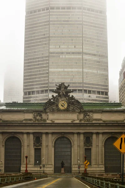 Grand Central Terminal Día Niebla Ciudad Nueva York —  Fotos de Stock