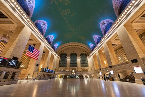 New York City Apr 2020 Lege Grand Central Terminal Tijdens — Stockfoto