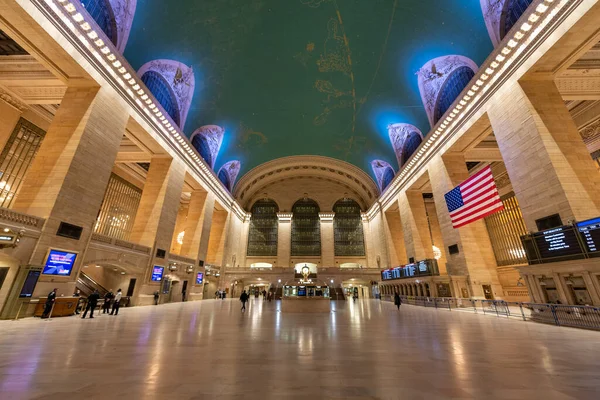 Ciudad Nueva York Apr 2020 Gran Terminal Central Vacía Durante — Foto de Stock