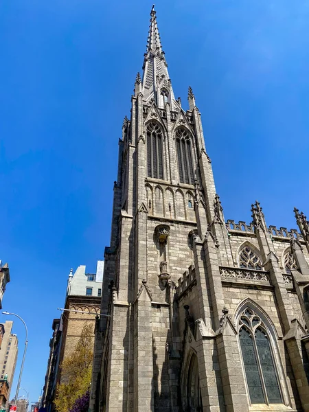 グレース教会 Grace Church ニューヨーク市マンハッタンにある歴史ある教区教会で ニューヨークの教区教会の一部である — ストック写真