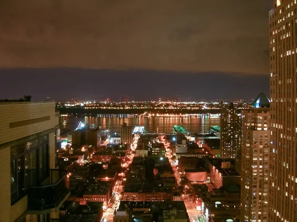 Skyline Midtown Manhattan Evening New York City — Stock Photo, Image