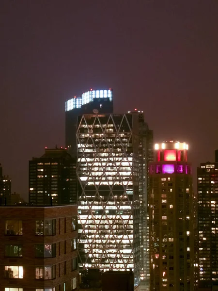 Skyline Midtown Manhattan Sera New York — Foto Stock