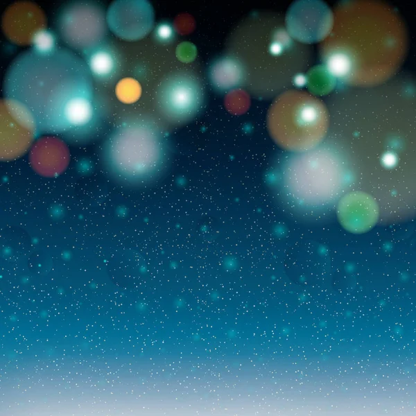 气泡彩色抽象背景与光在现代插画载体 Eps10 — 图库矢量图片