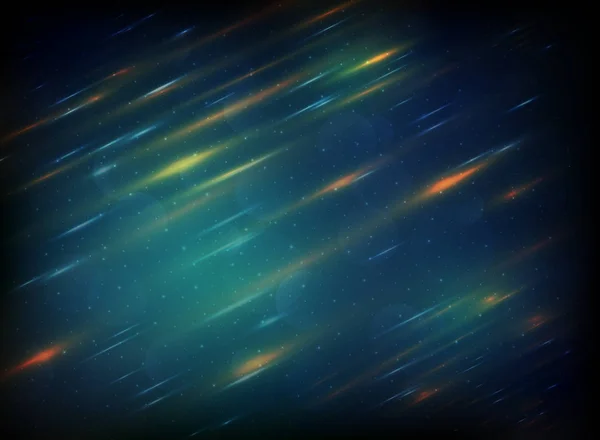 Galaxy Fond Flou Avec Flou Étoile Lumière Style Dégradé Vecteur — Image vectorielle