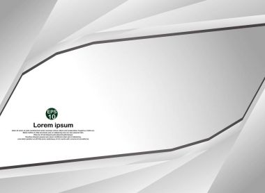 Beyaz gri teknoloji renkli modern futuristik arka planla soyut, resimde eps10 vektör