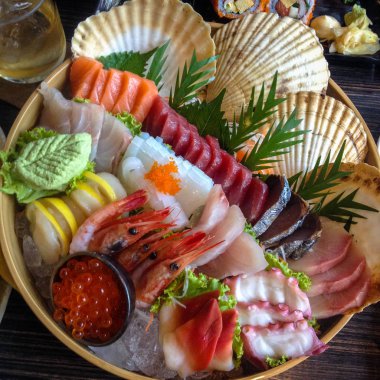 Büyük Japon suşi arka plan belirleme