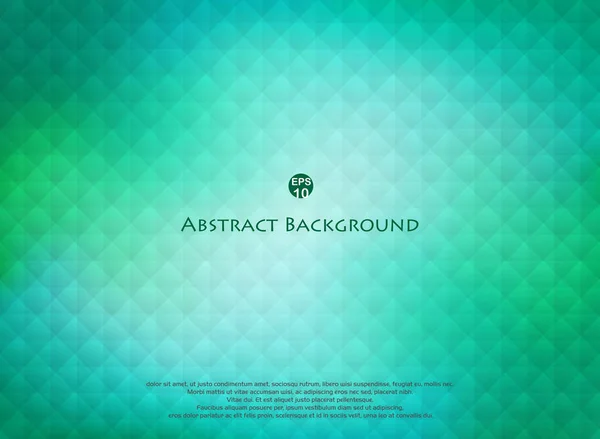 Abstracción Superficie Cuadrada Geométrica Sobre Fondo Liso Color Verde Ilustración — Vector de stock