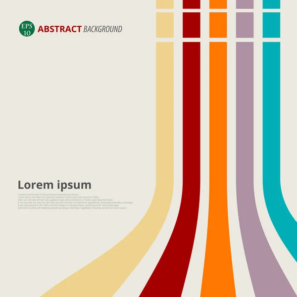 Dikey çizgiler sunan satır şeridi renkli arka plan, soyut. vektör eps10