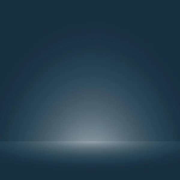 Abstração Suave Suave Azul Escuro Com Luz Gradiente Piso Para —  Vetores de Stock