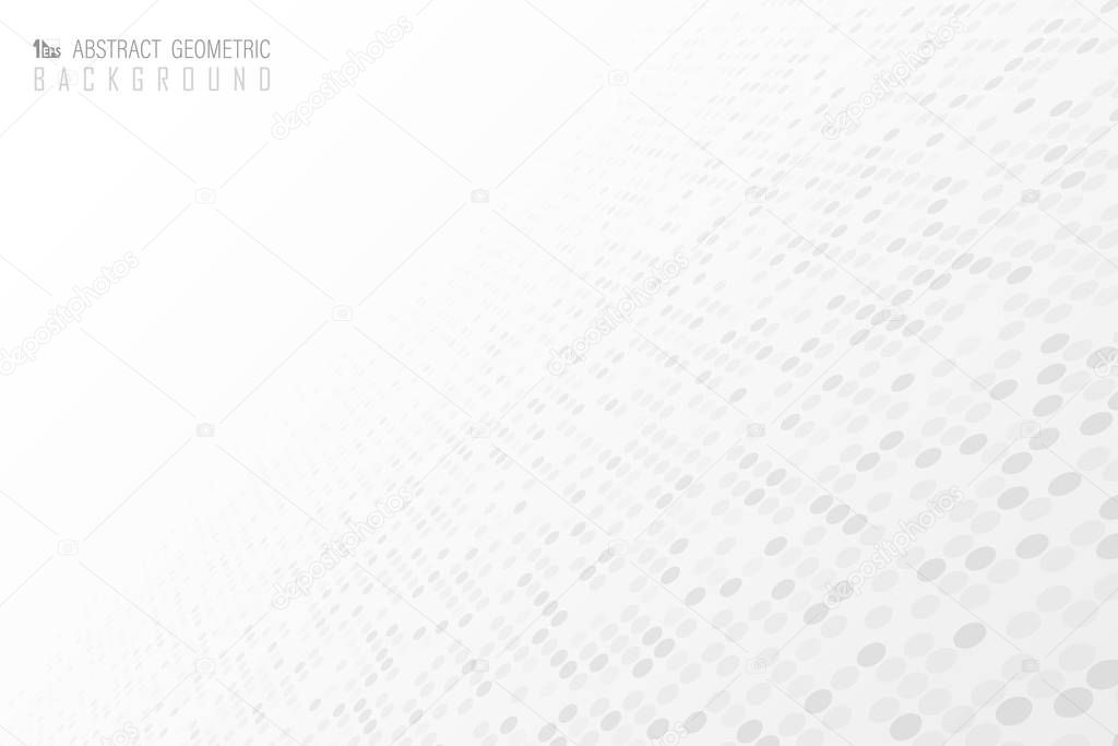 Abstract dot pattern design of halftone futuristic decorative background.
