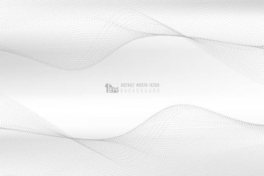 Teknolojik parçacık tasarımının soyut nokta deseni. Reklam, poster, şablon tasarımı, sanat eserleri için dekorasyon. Resim vektörü eps10