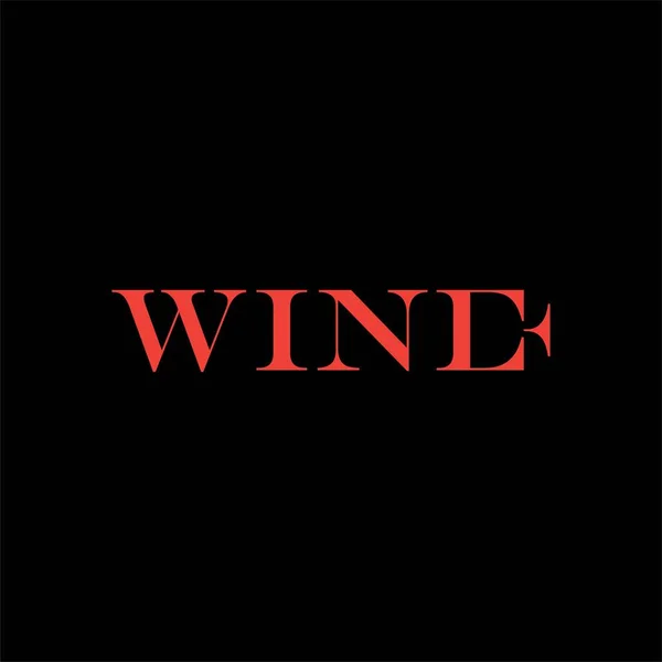 Дизайн Логотипу Wine Creative — стоковий вектор