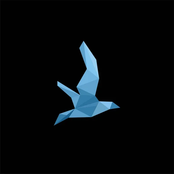 鳥の創造的なアイデアのロゴデザイン — ストックベクタ