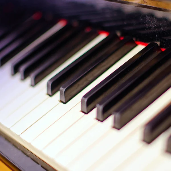 Vintage piano keyboard