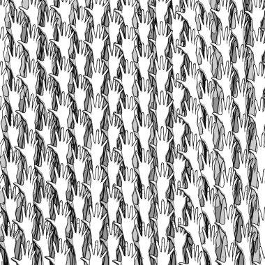 Eller arka plan ulaşan