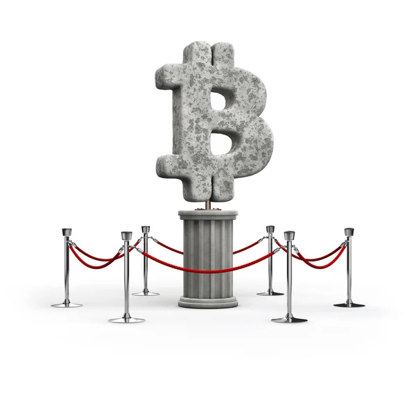 A bitcoin-kiállítás — Stock Fotó