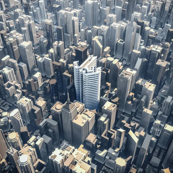 Riyal Office Tower Konzept — Stockfoto