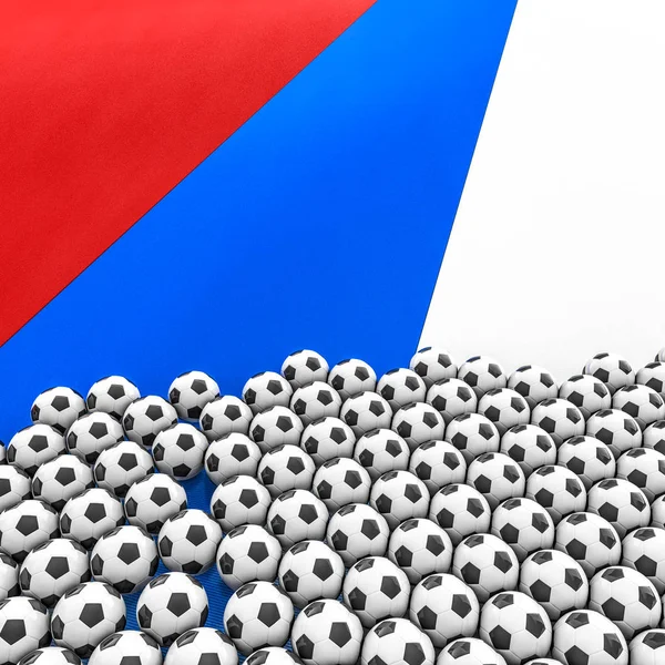 Russia soccer background — Stock Photo, Image