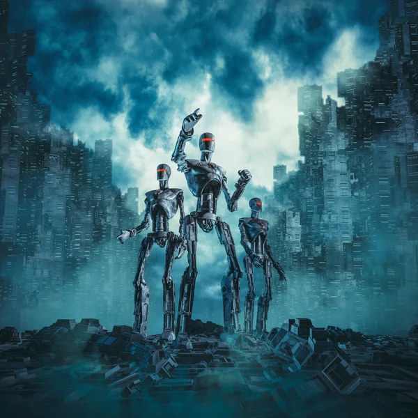 Robot dystopia Stock Photos, Royalty Free Robot dystopia Images |  Depositphotos