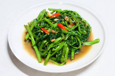 Çin Morning Glory Stir Fried