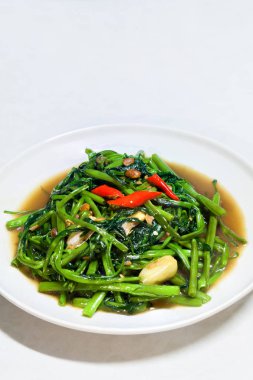 Çin Morning Glory Stir Fried