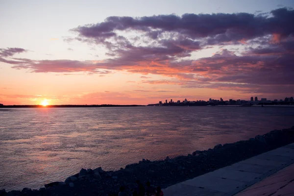 A city view during the sunset — Stock Photo, Image