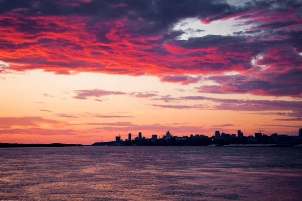 A city view during the sunset — Stock Photo, Image