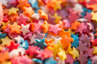 renkli şeker yıldız kaplama