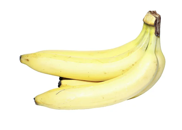 Bündel gelber Bananen isoliert — Stockfoto