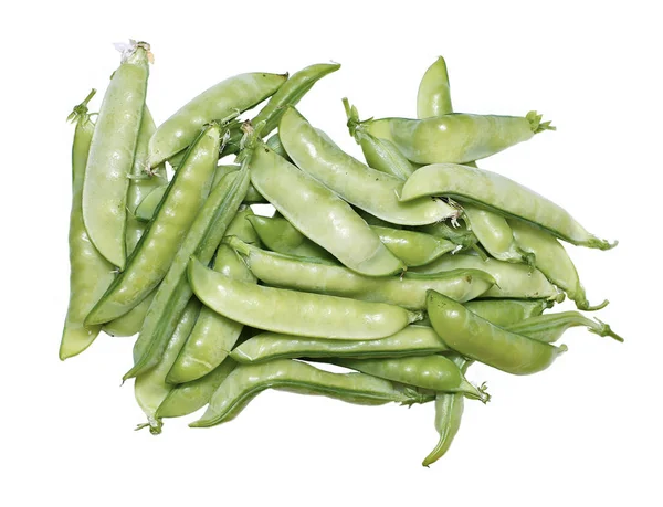 Fresh pods of peas isolated — Stock Photo, Image