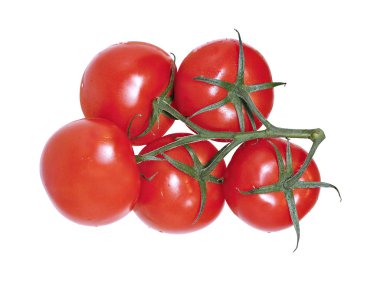 Birkaç kırmızı domates izole 