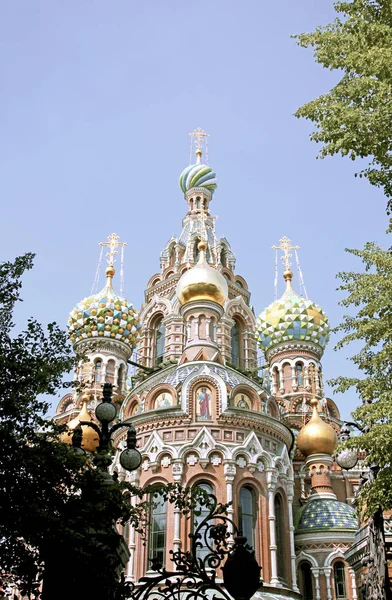 Kathedrale der Auferstehung auf vergossenem Blut in St. Peter — Stockfoto