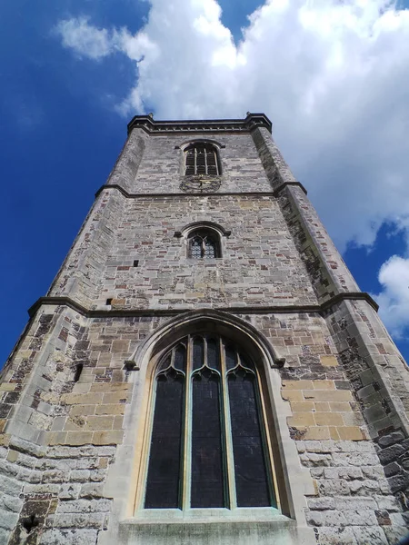 Hodinová věž farního kostela v High Wycombe — Stock fotografie