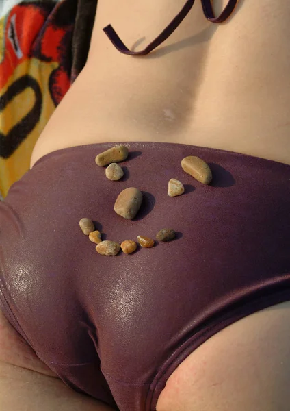 Fesses de smiley — Photo